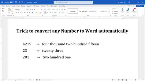 Numbers to Words Converter (Number to text) .